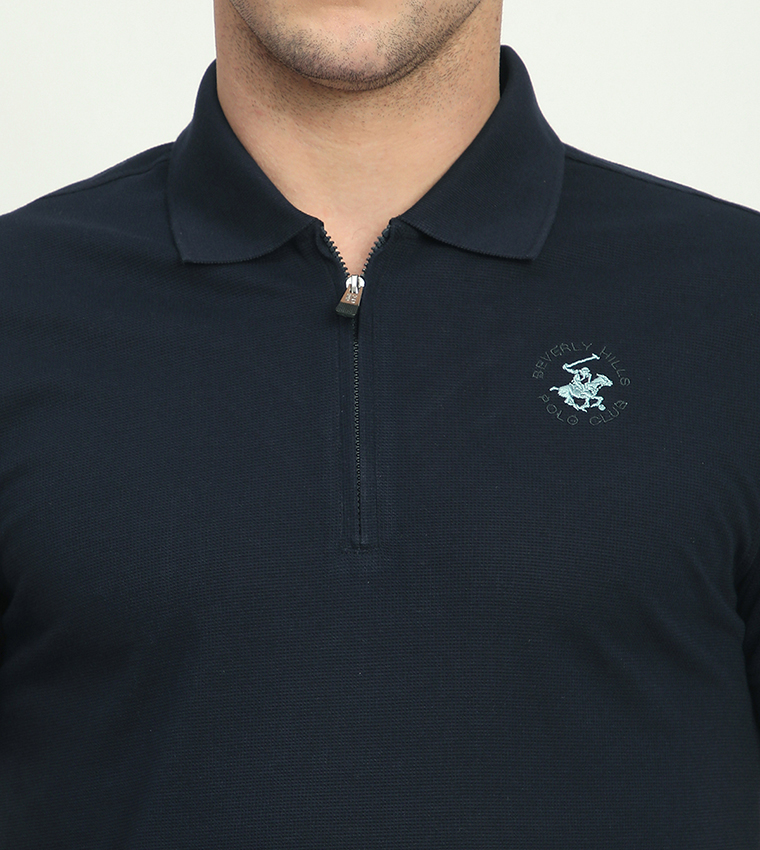 Logo Embroidered Short Sleeves Polo T-Shirt