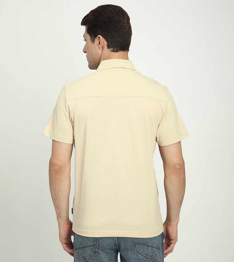 Logo Embroidered Short Sleeves Shirt