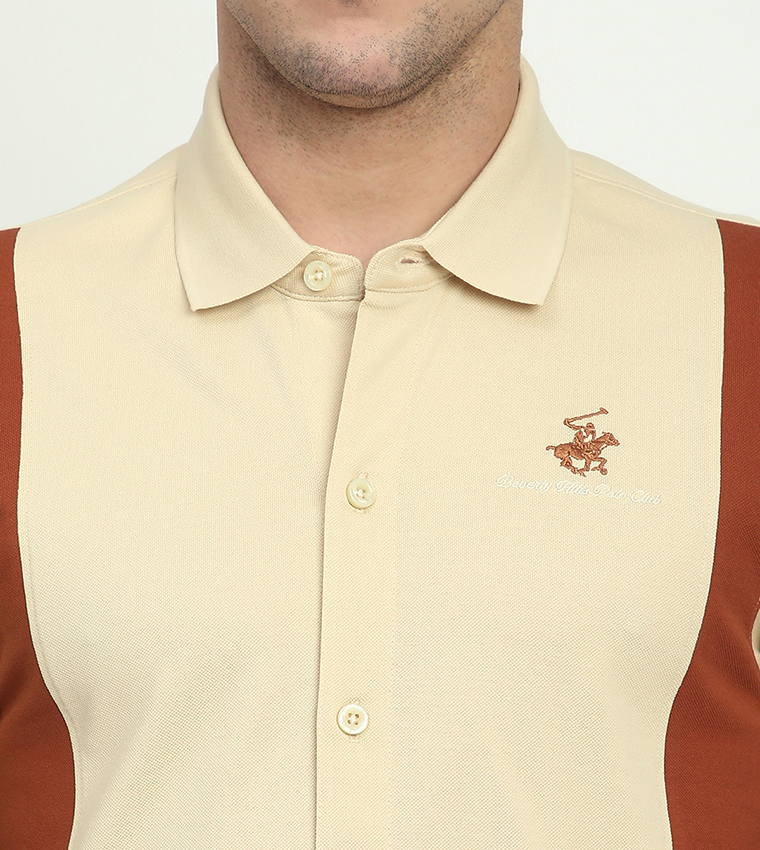 Logo Embroidered Short Sleeves Shirt