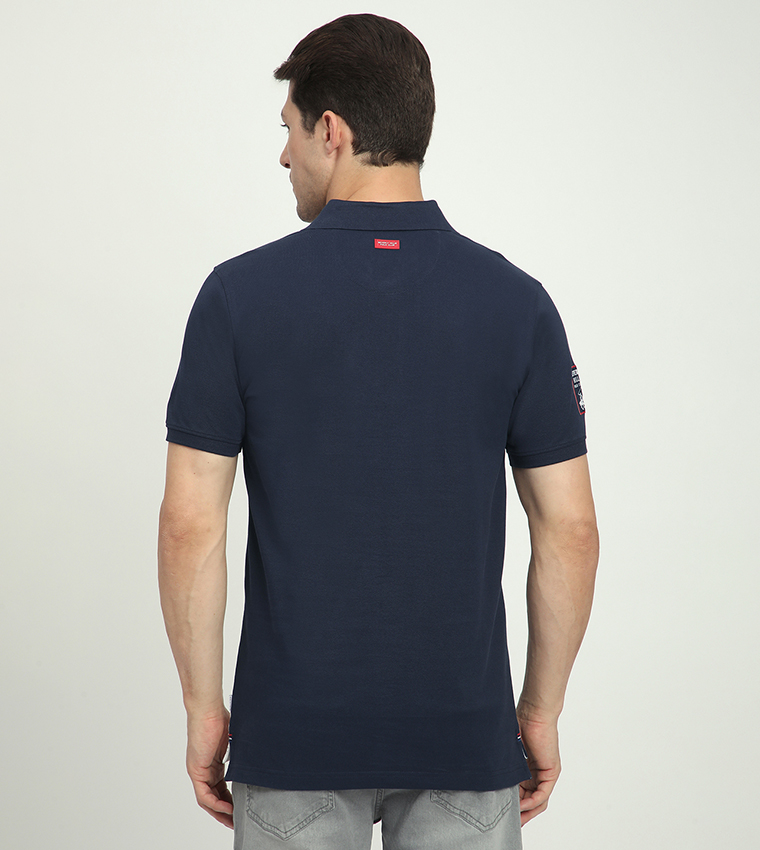 Logo Embroidered Short Sleeves Polo T-Shirt