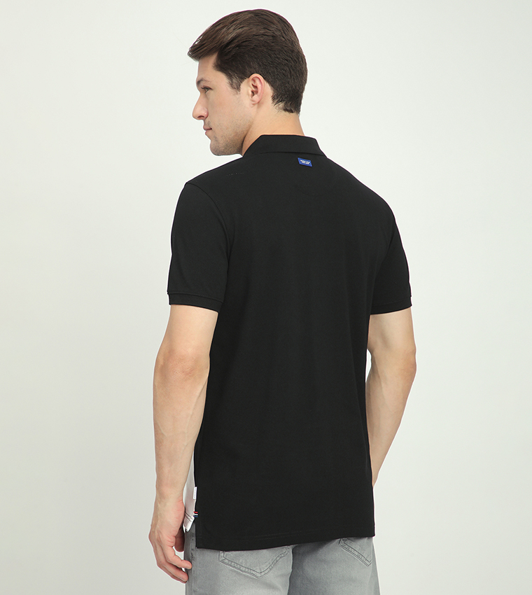 Logo Embroidered Short Sleeves Polo T-Shirt