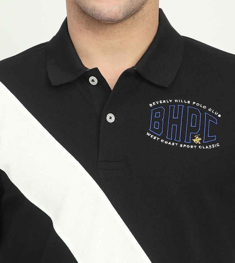 Logo Embroidered Short Sleeves Polo T-Shirt