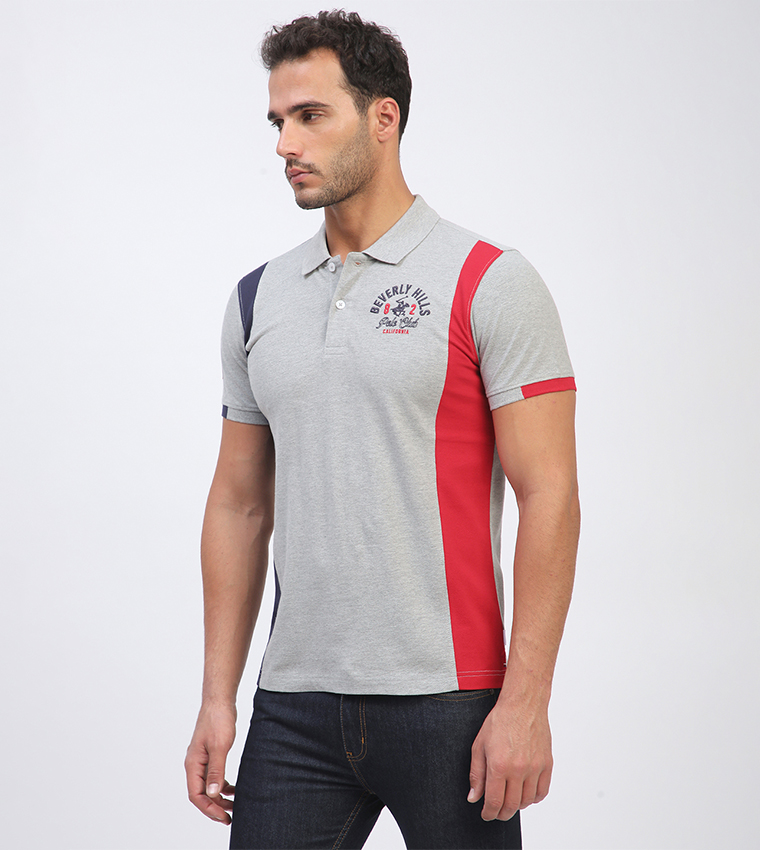 Logo Embroidered Short Sleeves Polo T-Shirt