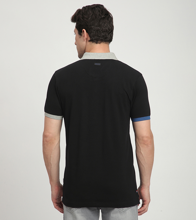 Logo Embroidered Short Sleeves Polo T-Shirt
