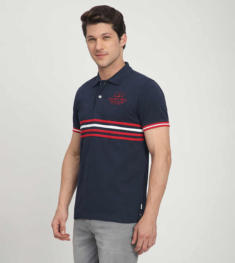 Logo Embroidered Short Sleeves Polo T-Shirt