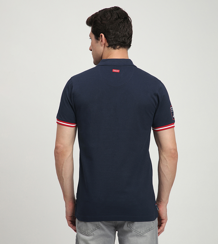 Logo Embroidered Short Sleeves Polo T-Shirt