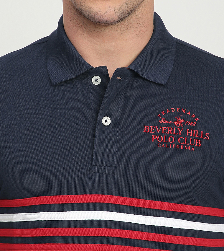 Logo Embroidered Short Sleeves Polo T-Shirt