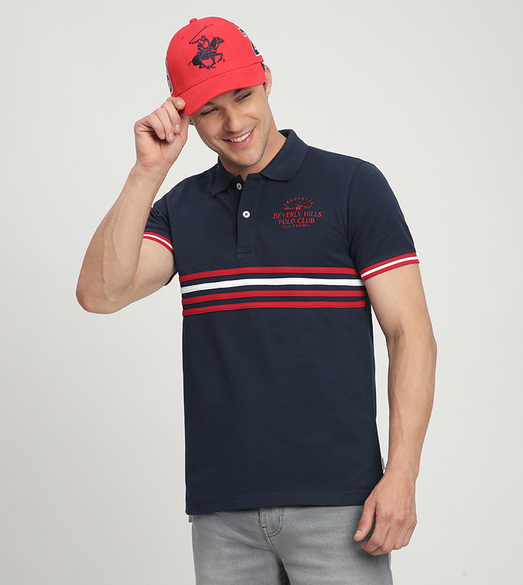 Logo Embroidered Short Sleeves Polo T-Shirt