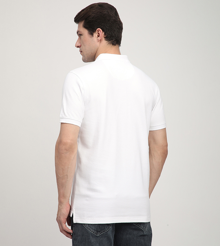 Logo Embroidered Short Sleeves Polo T-Shirt
