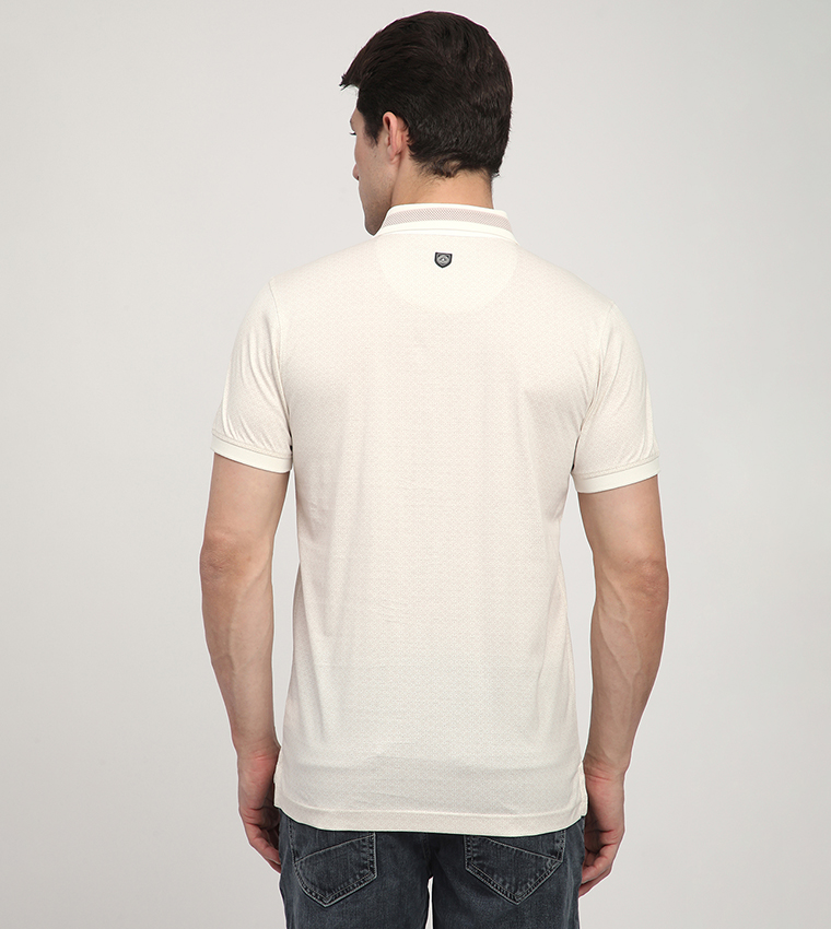 Printed Short Sleeves Polo T-Shirt