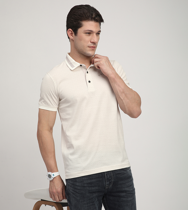 Printed Short Sleeves Polo T-Shirt