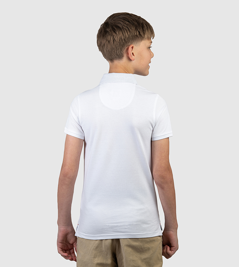 Logo Embroidered Short Sleeves Polo T-Shirt