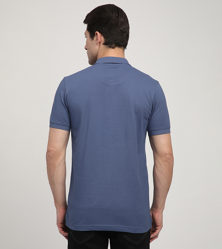 Logo Embroidered Short Sleeves Polo T-Shirt