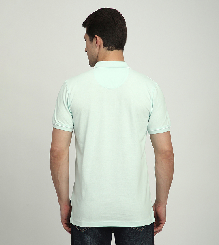 Logo Embroidered Short Sleeves Polo T-Shirt