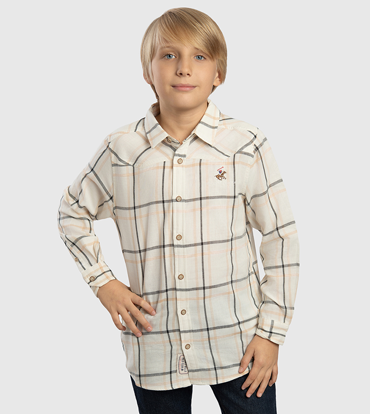 Plaid Long Sleeves Shirt