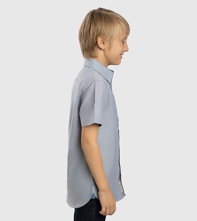 Logo Embroidered Short Sleeves Shirt