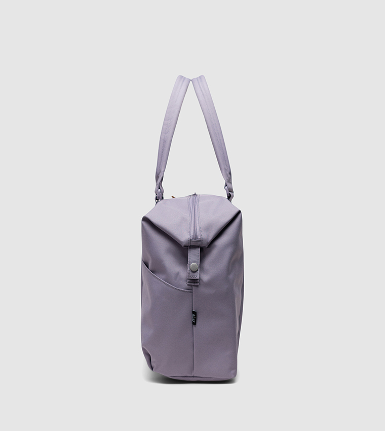 Buy Herschel Logo Detail Strand Duffle Bag In Purple 6thStreet Qatar