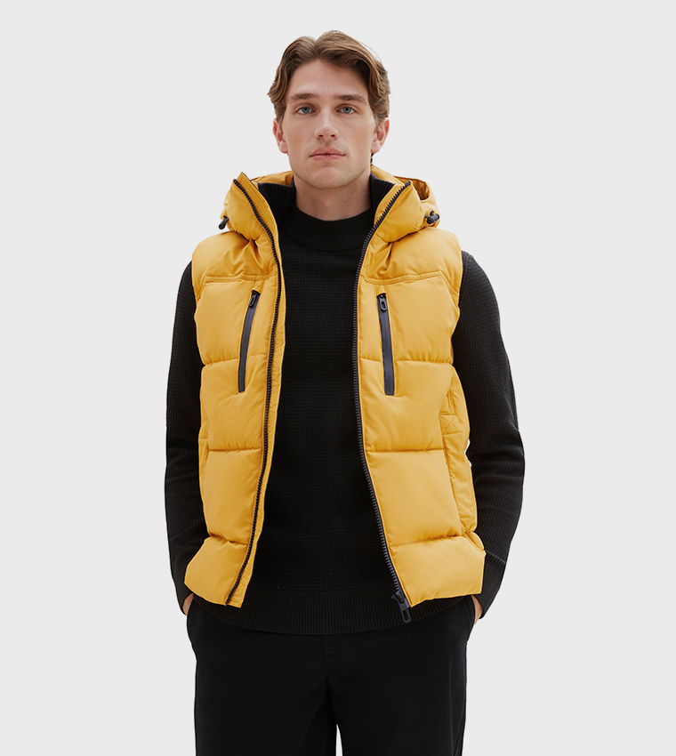 Tom tailor yellow online jacket