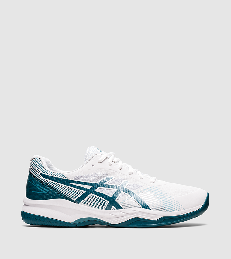 Buy Asics Gel Game Lace Up Tennis Shoes In White 6thStreet UAE