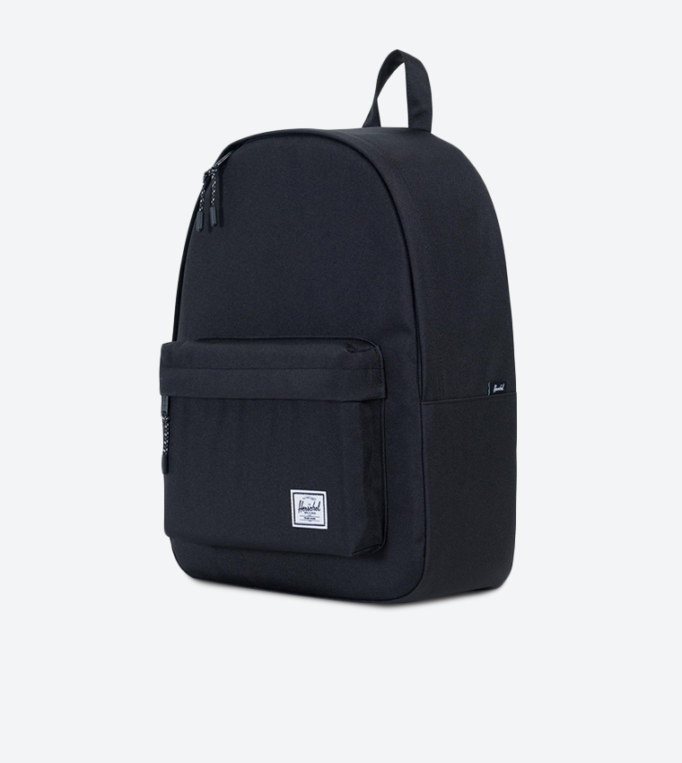Buy Herschel Solid Logo Detail Backpack In Black | 6thStreet UAE
