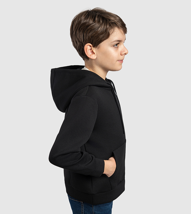 Logo Printed Hooded Jacket
