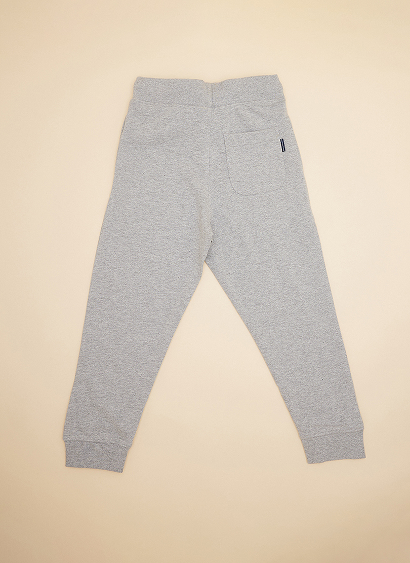 Logo Embroidered Drawstring Waist Joggers