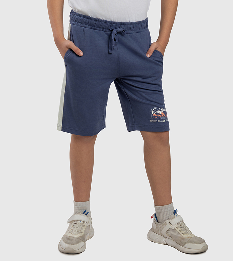 Printed Knitted Shorts