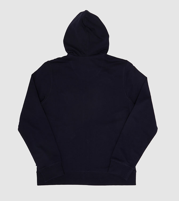 Logo Detail Long Sleeves Hoodie