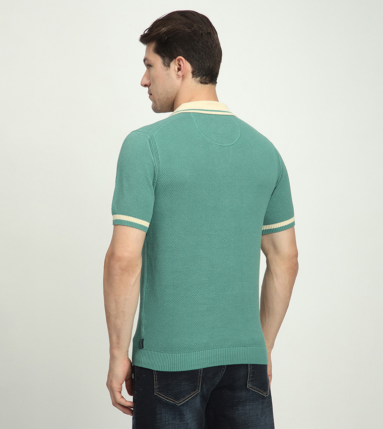 Logo Embroidered Short Sleeves Polo T-Shirt