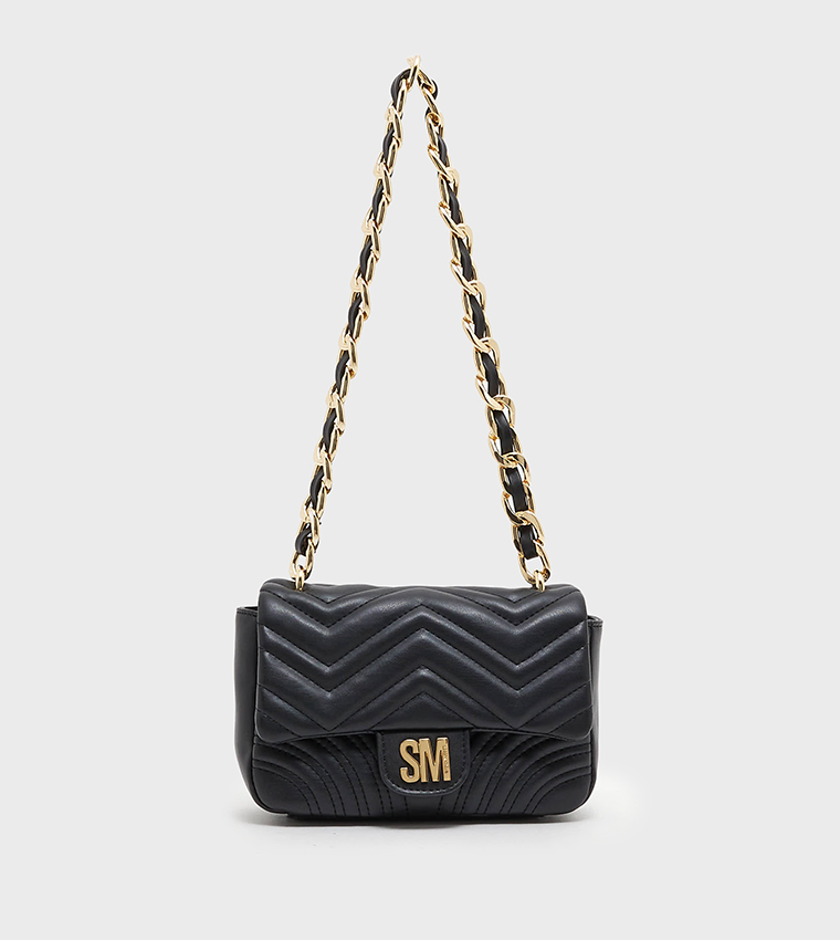 Buy Steve Madden Quilted Shoulder Bag In Black | 6thStreet UAE