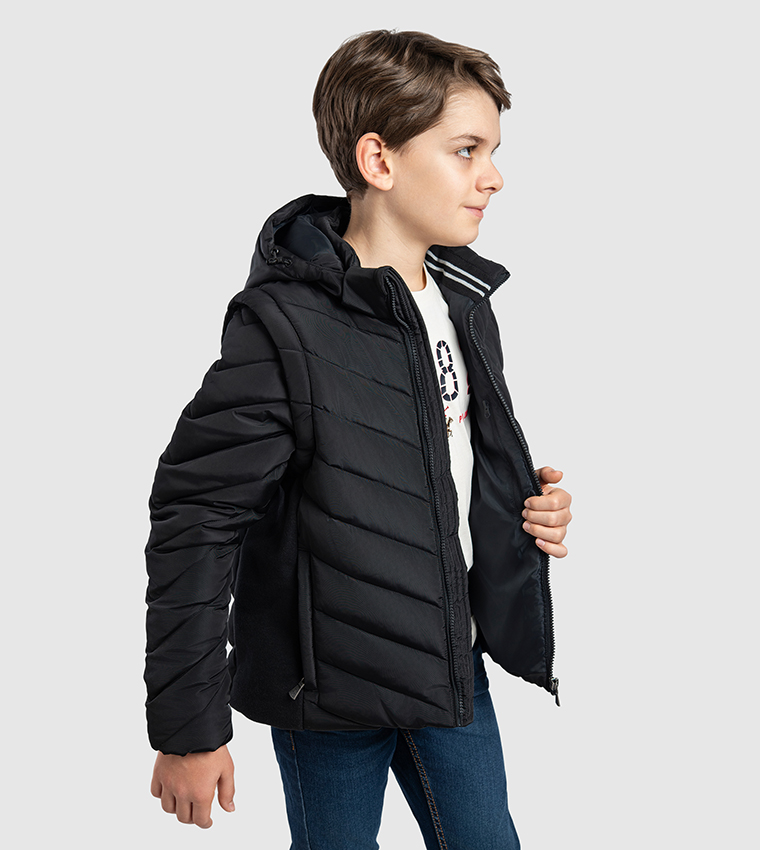 Quilted Hooded Jacket