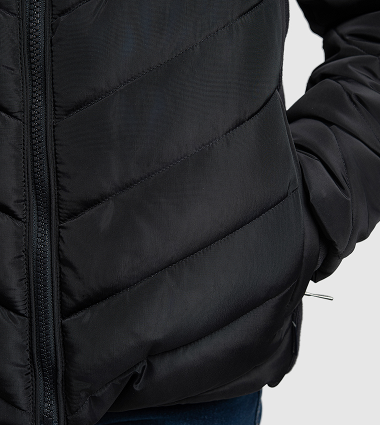 Quilted Hooded Jacket