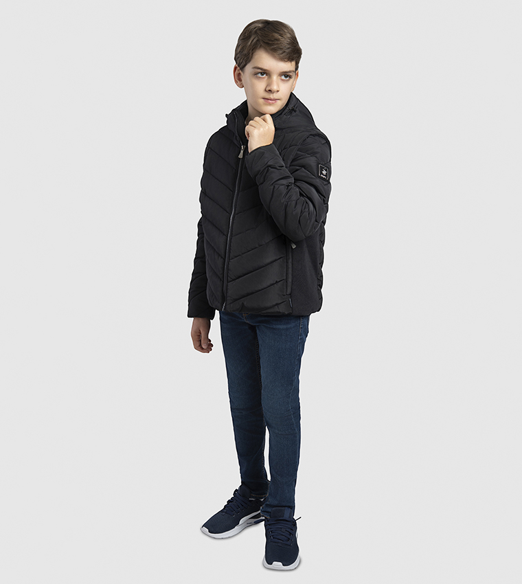 Quilted Hooded Jacket