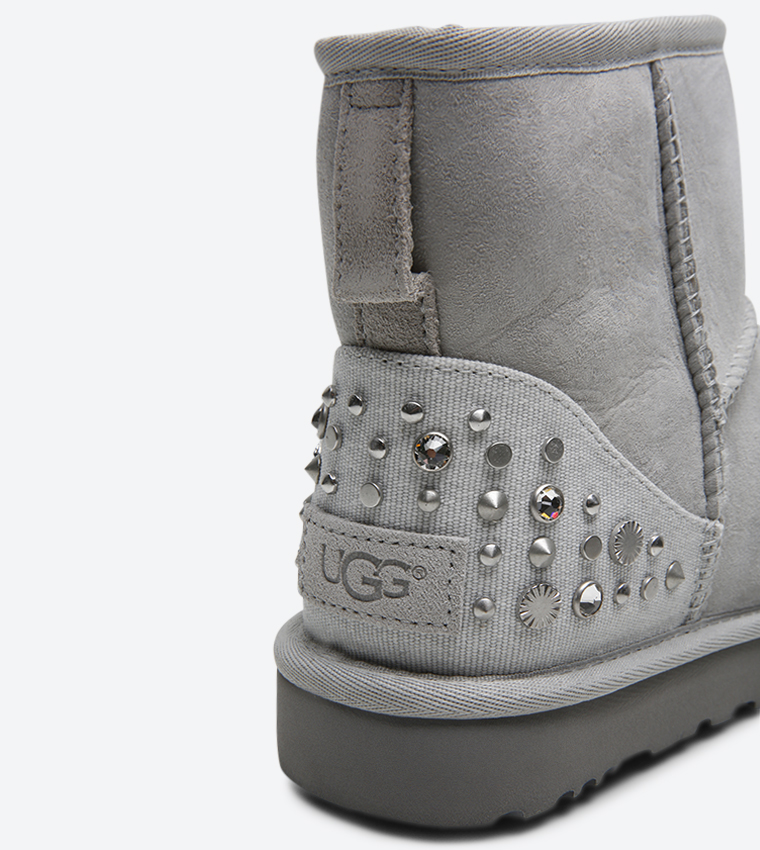 Buy Ugg Mini Studded Bling Boots Grey 1090449 In Grey 6thStreet Oman