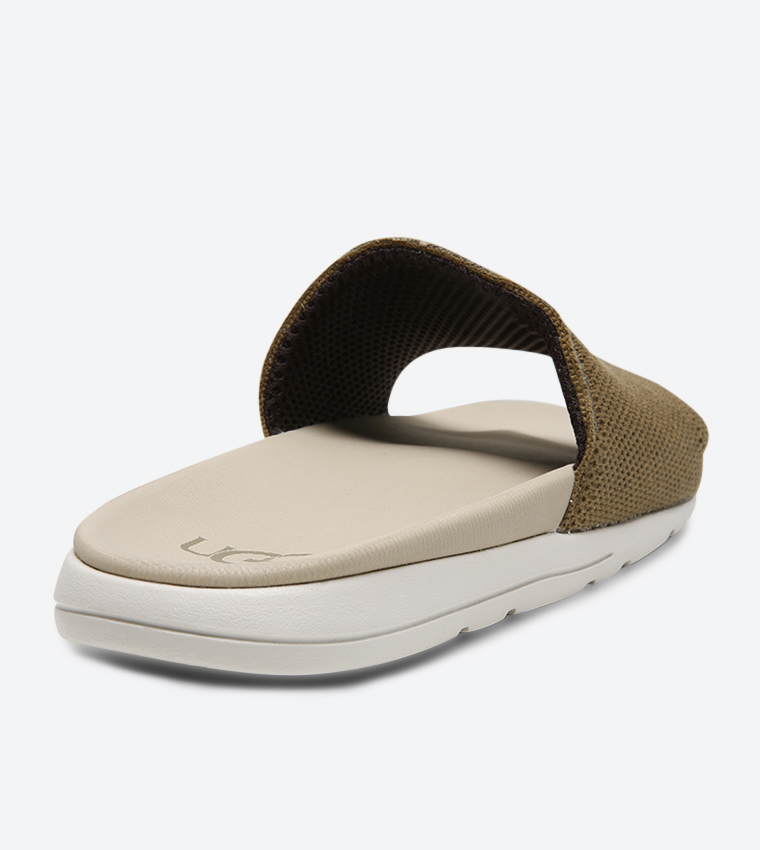 Buy Ugg Xavier Hyperweave Slides Khaki 1092299 In Khaki  display picture 3