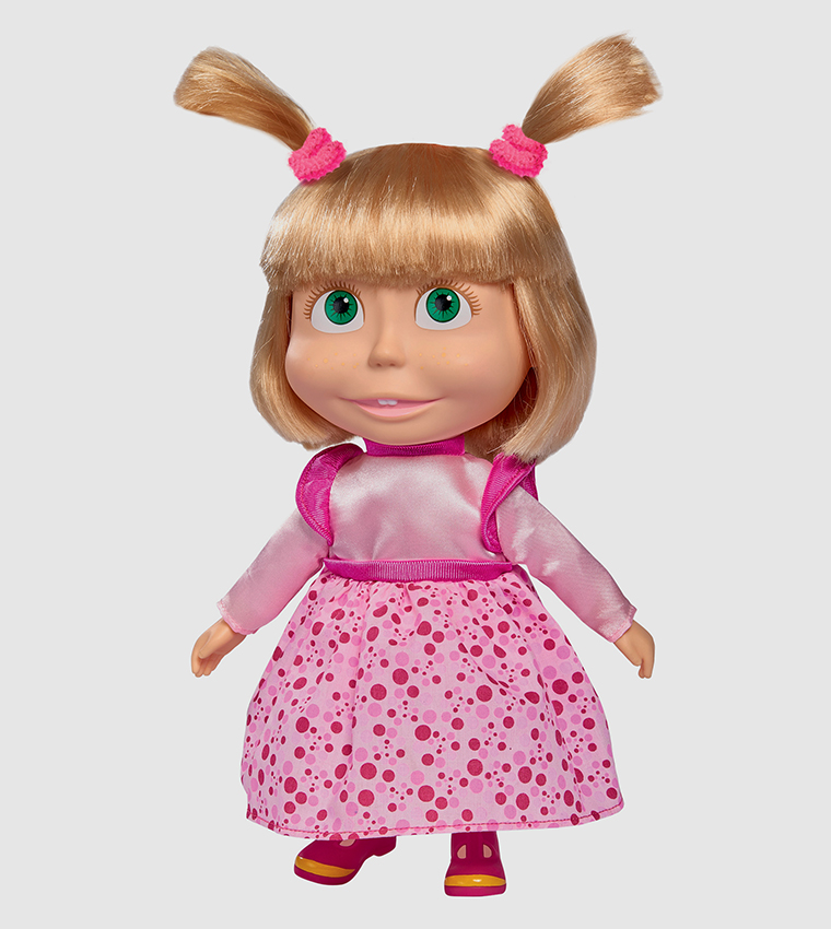 Masha Doll with 2 Extra Dresses, 30cm