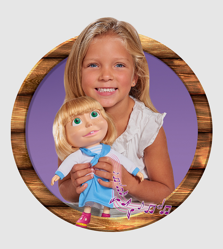Masha Doll with 2 Extra Dresses, 30cm