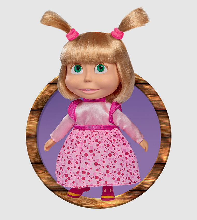 Masha Doll with 2 Extra Dresses, 30cm