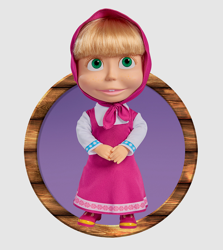 Masha Doll with 2 Extra Dresses, 30cm