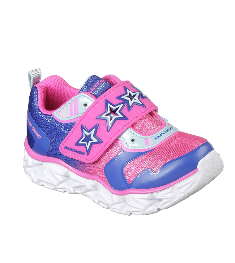 Buy Skechers Galaxy Lights Sneakers Blue Natural Pink In Multiple
