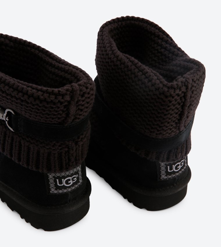 Buy Ugg Purl Strap Boots Black 1098080 In Black 6thStreet Bahrain