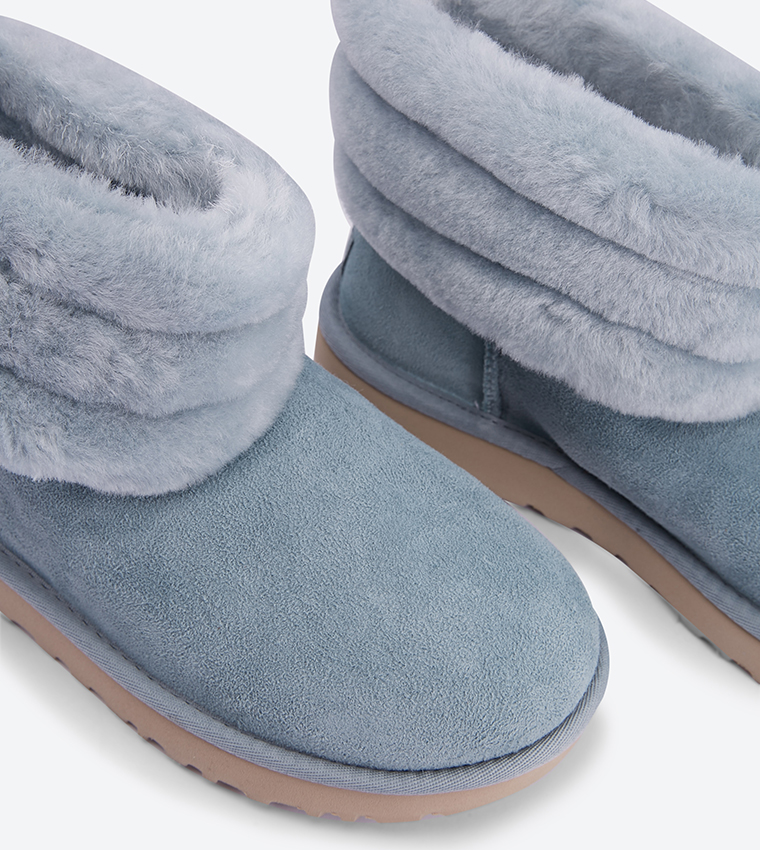 Clearance ugg fluff mini quilted grey