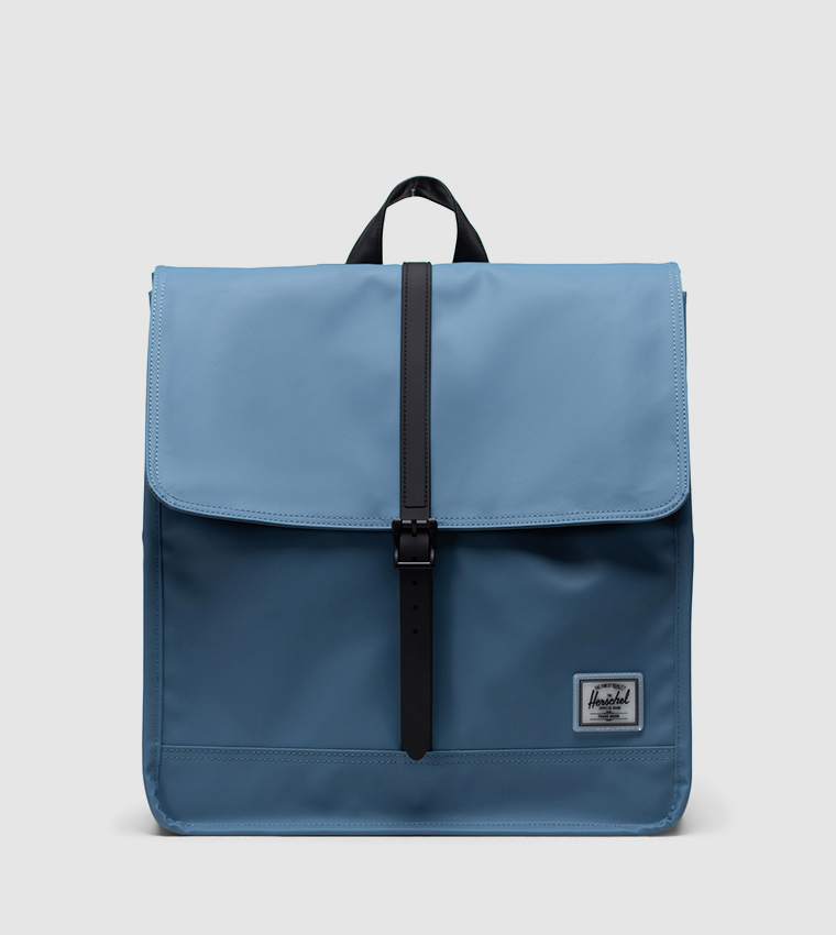 Buy Herschel City Mid Volume Flap Closure Backpack In Blue