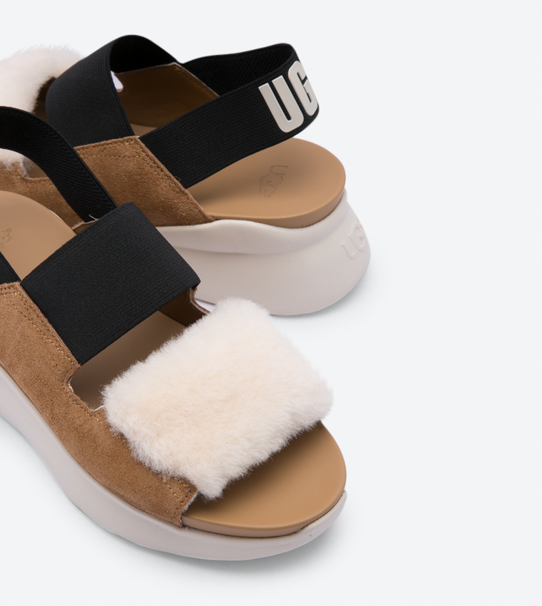 Buy Ugg Silverlake Sling Back Round Toe Sandals Brown In Brown