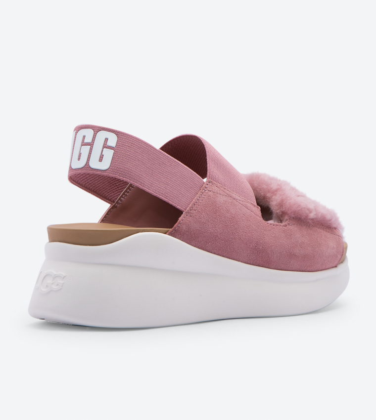 Buy Ugg Silverlake Sling Back Round Toe Sandals Pink In Pink 6thStreet Oman