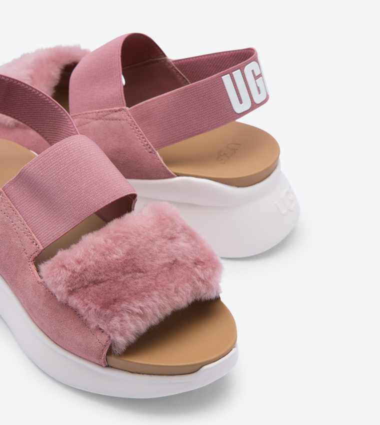 Buy Ugg Silverlake Sling Back Round Toe Sandals Pink In Pink 6thStreet Oman