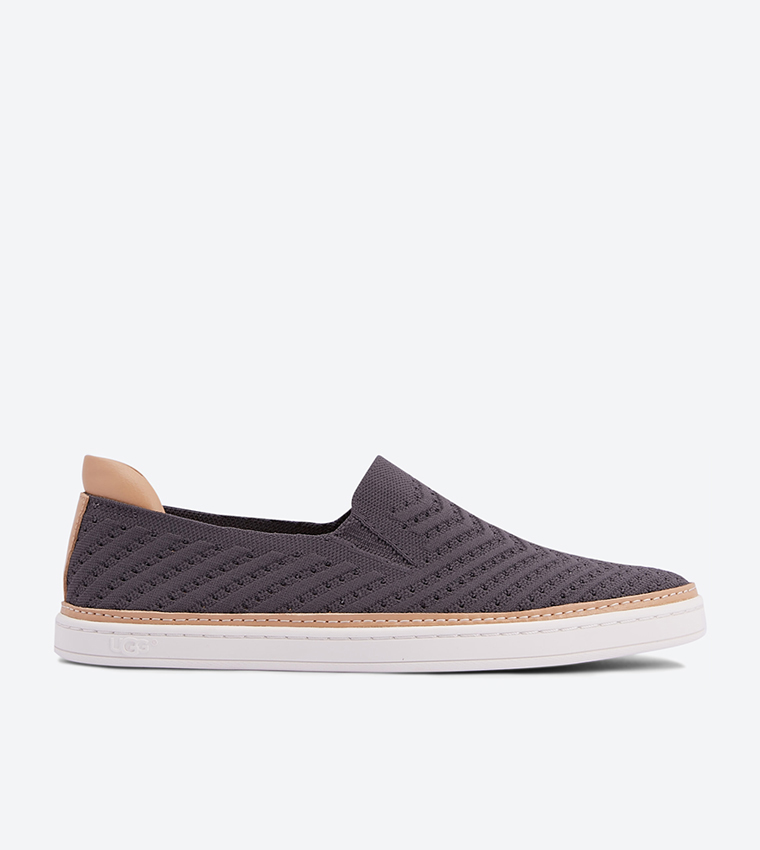 Buy Ugg Sammy Chevron Round Toe Slip Ons Grey In Grey 6thStreet