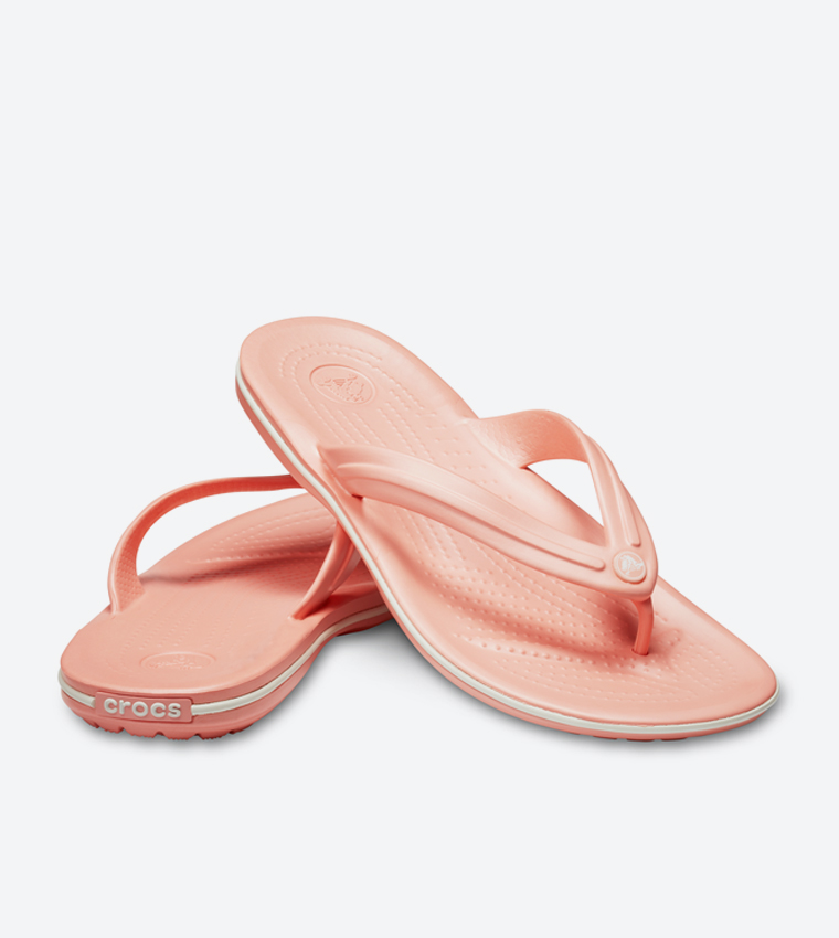 Crocband Round Toe Flip Flops - Pink 11033-6KP