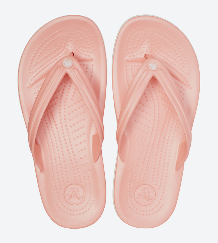 Crocband Round Toe Flip Flops - Pink 11033-6KP