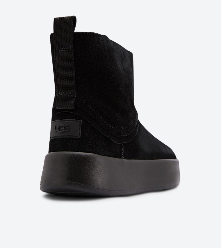 Classic Boom Round Toe Boot - Black
